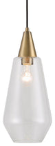 Uttermost Eichler 1-Light Mini Pendant 21559, Antique Brass