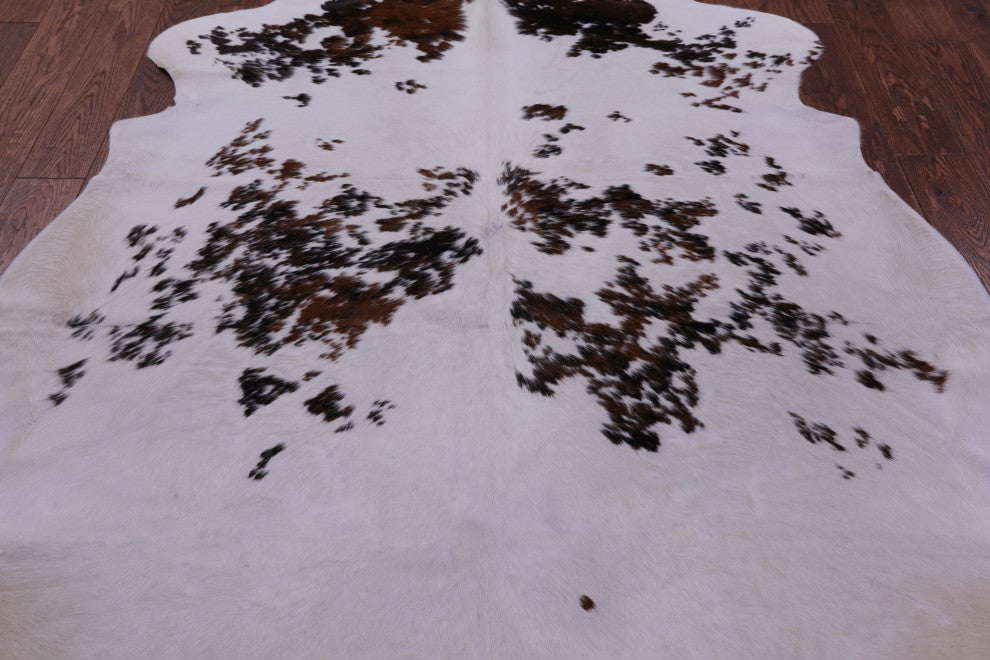Organic Natural Hair-On Cowhide Area Rug 7' 1" X 5' 7" C1444