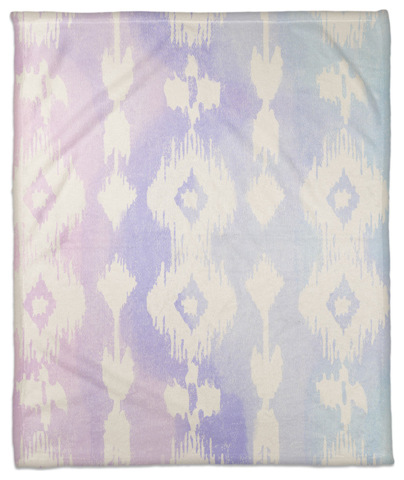 Watercolor Ikat 30x40 Throw Blanket