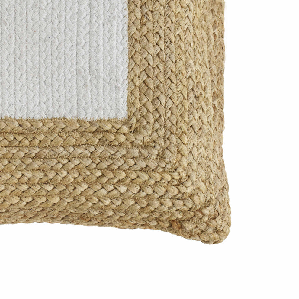 Blank Mind White Square Accent Pillow