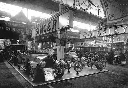 Olympia Motor Show, London - Canvas Poster 20" x 30"