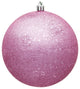 Vickerman 6" Pink Sequin Ball Drilled 4-Pack, N591579Dq