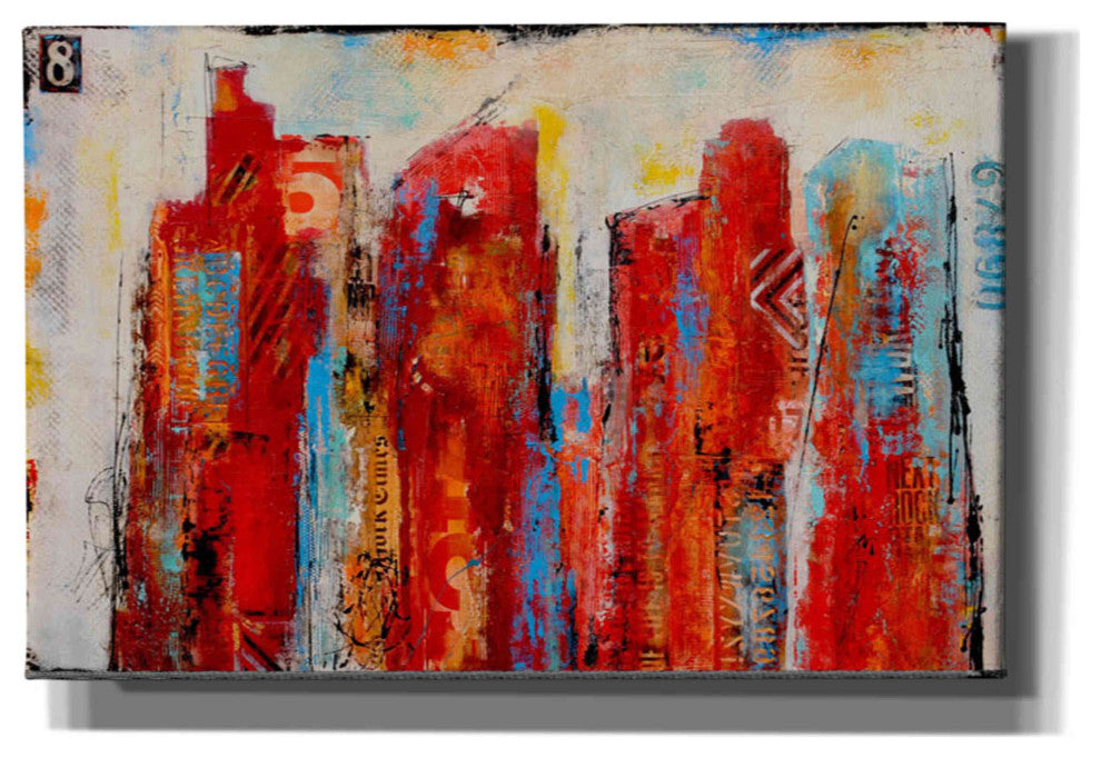Epic Graffiti ''District 8'' by Erin Ashley Giclee Wall Art, 16"x12"