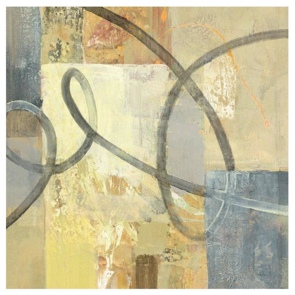 "Ribbon Dance II" Digital Paper Print by Albena Hristova, 20"x20"