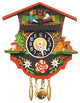 Engstler Key Wound Clock- Forest Animals- Mini Size
