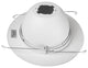 NICOR 6 inch Recessed Eyeball Trim, White