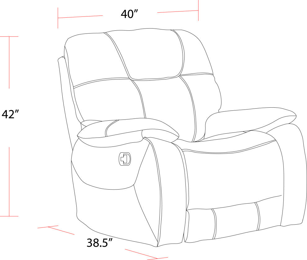 Chapman Polo Manual Reclining Sofa and Loveseat