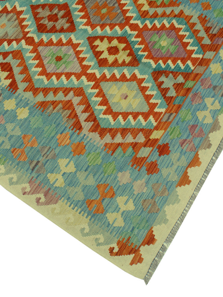 Sangat Kilim Elvin Lt. Green Rug