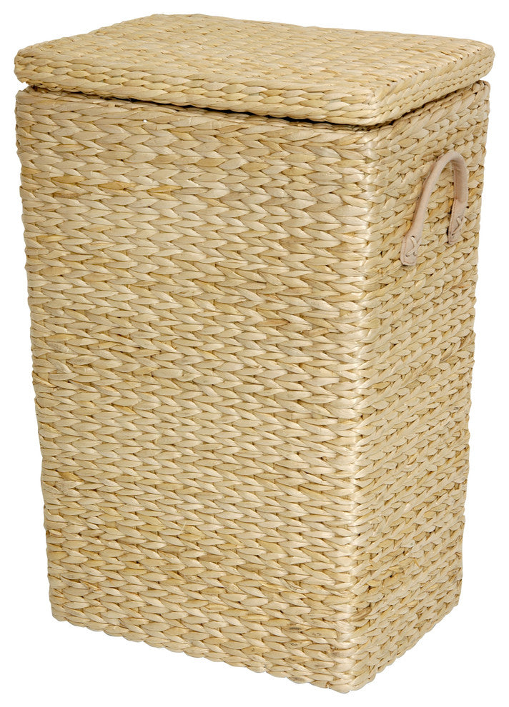 Rush Grass Laundry Basket, Natural