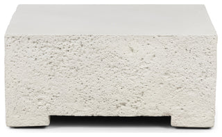 Otero Outdoor Small Coffee Table-White