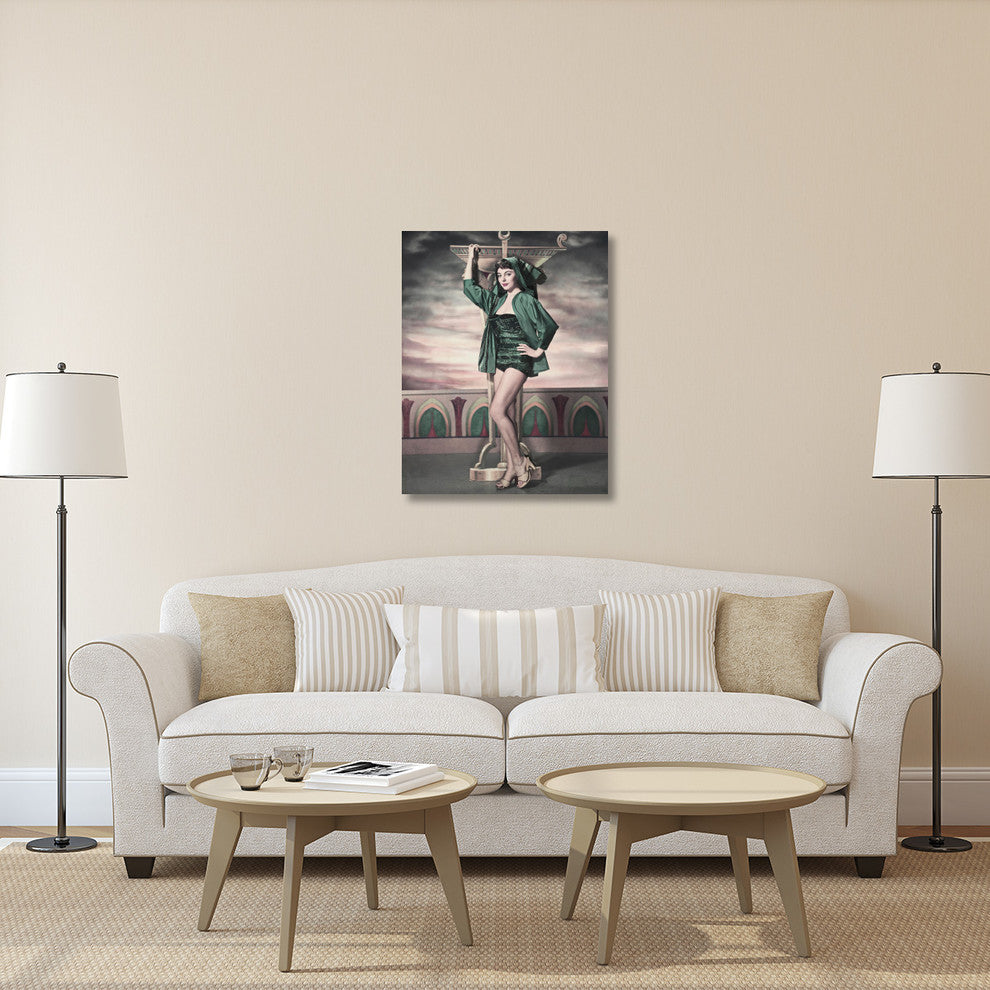 "Joan Collins" Stretched Canvas Giclee by Hollywood Photo Archive, 31x40"