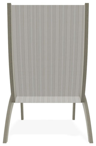 Dune Sling Stackable Outdoor Hydro-Lounge Chaise, Harbor/Storm