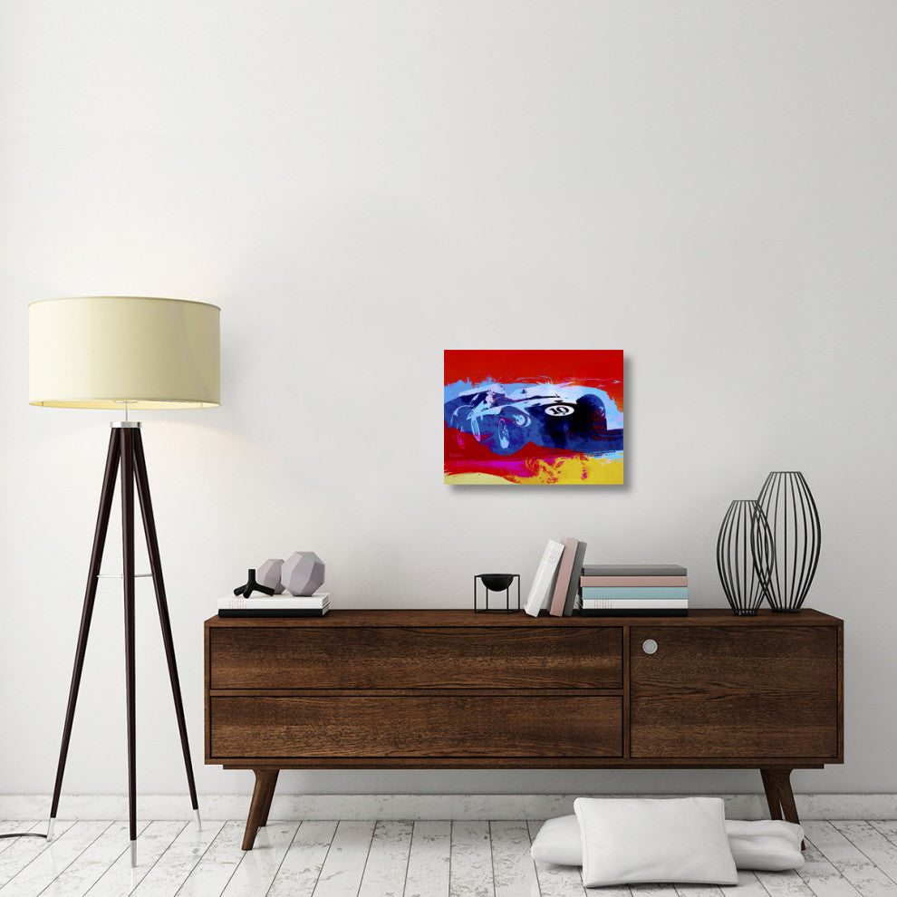 "Maserati on the Race Track 1" Fine Art Print