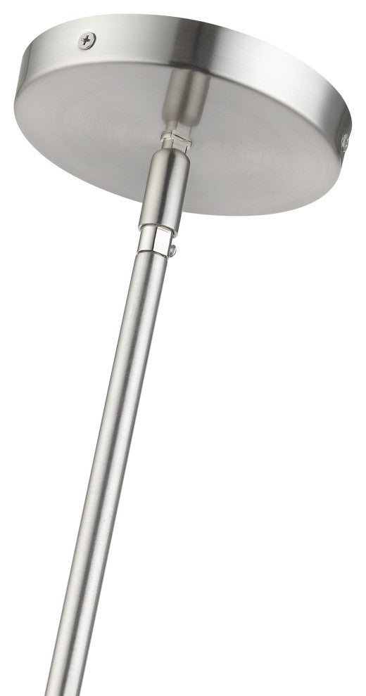 1 Light Brushed Nickel Mini Pendant