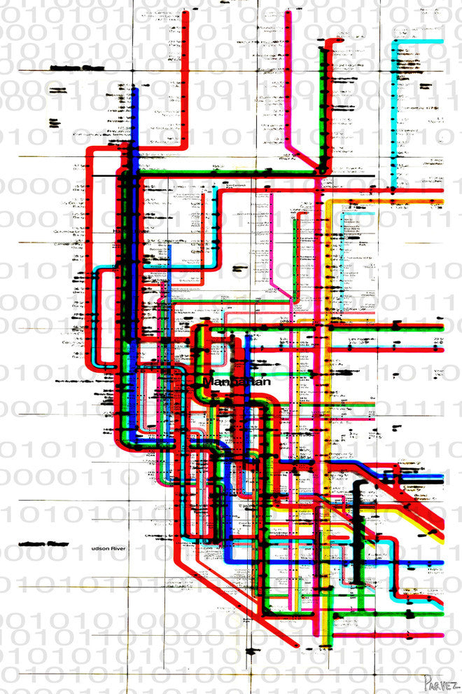 "Subway" Fine Art Canvas Print, 30"x45"