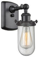 INNOVATIONS LIGHTING 516-1W-BK-CE231-CL-LED Kingsbury 1 Light Sconce