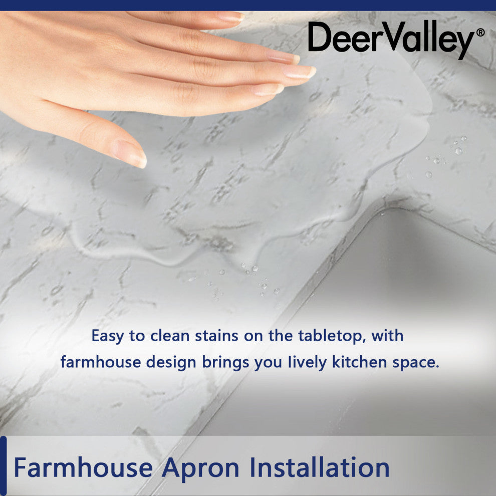 White 24 Inch Small Farmhouse Ceramic Sink with Bottom Grid and Strainer