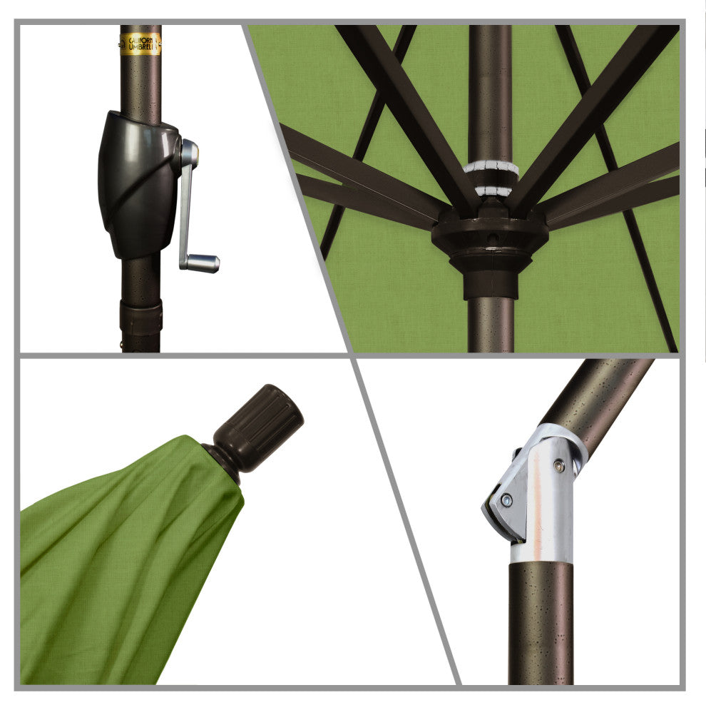 Aluminum Outdoor Umbrella, Spectrum Cilantro