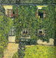 Gustav Klimt House of Guardaboschi, 20"x20" Gallery Wrapped Canvas Print