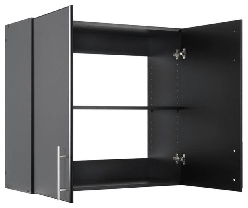 Prepac Elite 32" Wall Cabinet in Black