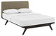 Tracy Queen Bed, Cappuccino Latte