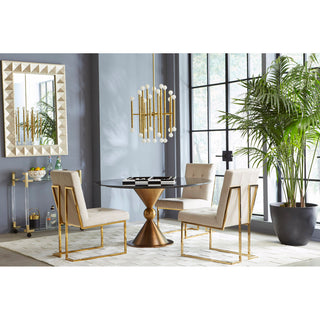 Meurice Chandelier, Modern Brass