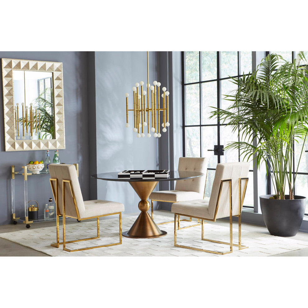 Meurice Chandelier, Modern Brass