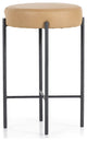Nocona Stool, Natural Leather, Counter
