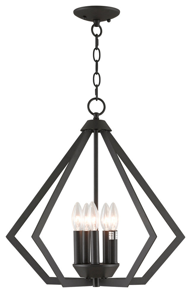 Prism 5-Light Chandelier, Bronze