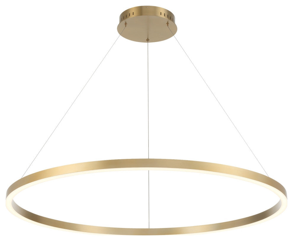 Spunto 48" LED Chandelier, Gold