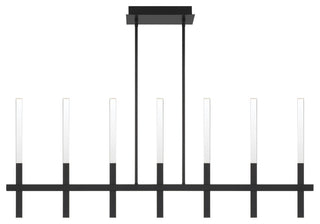 Benicio 7 Light Chandelier, Black
