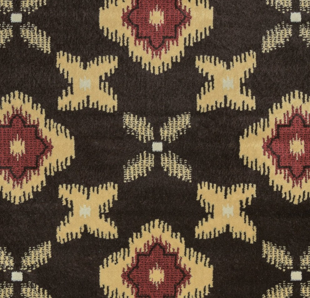 Rizzy Home Bay Side BS3576 Multi-Colored Ikat Area Rug, Rectangular 3'3"x5'3"