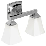 Moen YB5162CH Voss 2-Globe Bath Light, Chrome