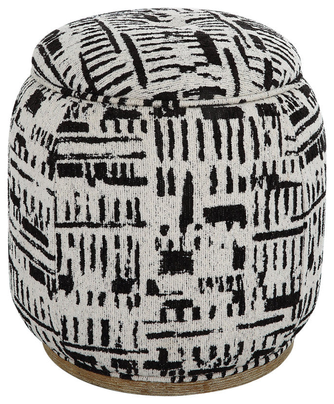 Uttermost Dialogue Poof Ottoman