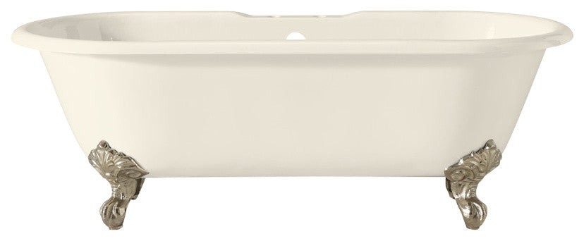 Cheviot Products Regal Cast Iron Bathtub With Faucet Holes