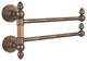Waverly Place 2 Swing Arm Towel Rail, Venetian Bronze
