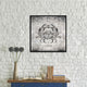 Cancer Horoscope Astrology Print on Canvas with Picture Frame, 20"x20"