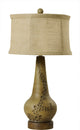 29" Distressed Vase Ceramic Table Lamp, Fossil