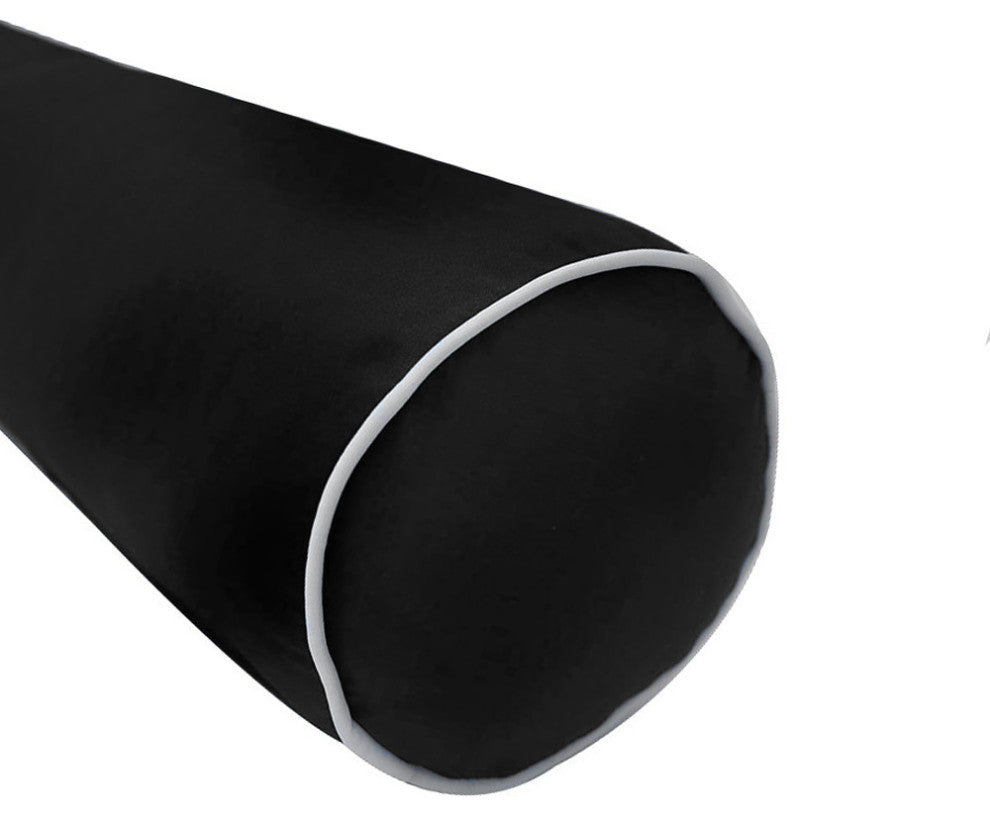 Style5 Twin Contrast Pipe Mattress Bolster Cushion Outdoor Slip cover ONLY AD109