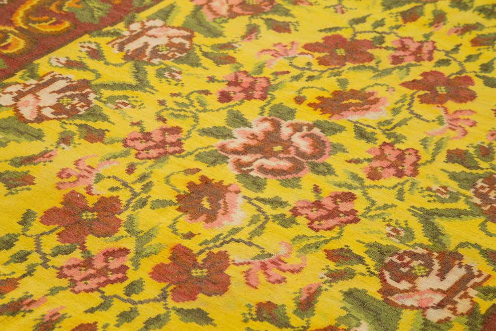 Rug N Carpet - Handmade Moldovan 7' 7'' x 10' 0'' Unique Flatweave Kilim Rug