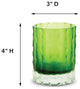 Noma Votive, Set of 4, Green