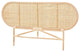 Baxton Studio Reegan Natural Brown Rattan Queen Size Standalone Headboard