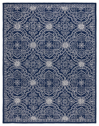 Lauren Ralph Lauren Etienne Area Rug, LRL6603, Navy/Ivory, 8'x10'