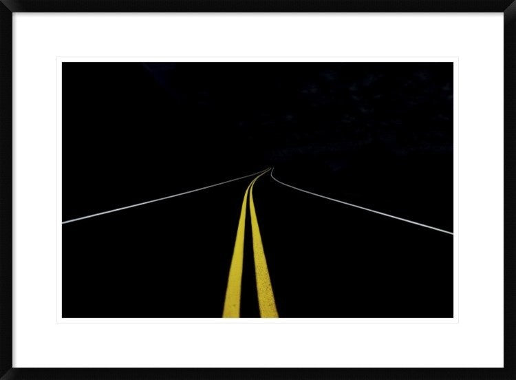 "The Road To Nowhere" Framed Digital Print by Roland Shainidze, 32x24"