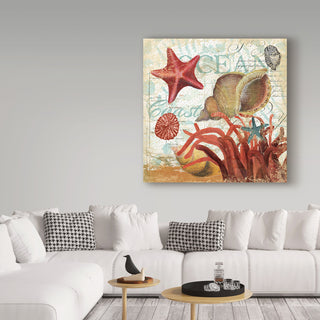 Art Licensing Studio 'Shell Collector Ocean' Canvas Art, 24x24