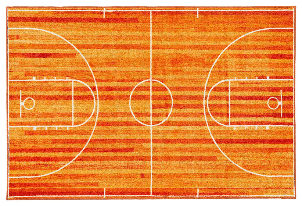 Flagship Carpets EW10162-40x60 Basketball Court Rug