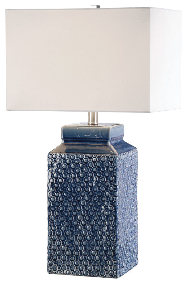 Uttermost Pero Lamp, Sapphire Blue