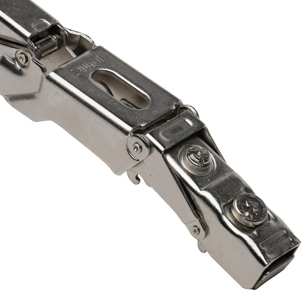 155 Degree Full Overlay Clip Top Self Close Cabinet Hinge, Single Pack