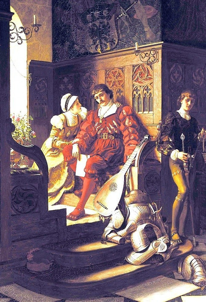 Edmund Blair Leighton Duty, 18"x27" Wall Decal Print