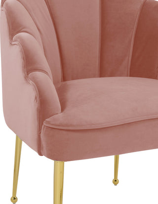 TOV Furniture Daisy Blush Velvet Chair